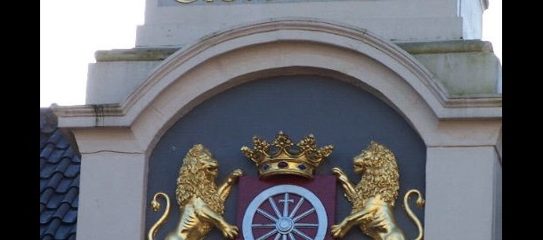 Wapen op het stadhuis
